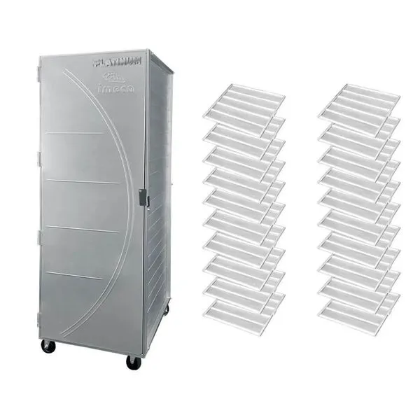 Kit Câmara Imeca Com 20 Assadeiras 58x70cm Aluminizada Sem Pintura
