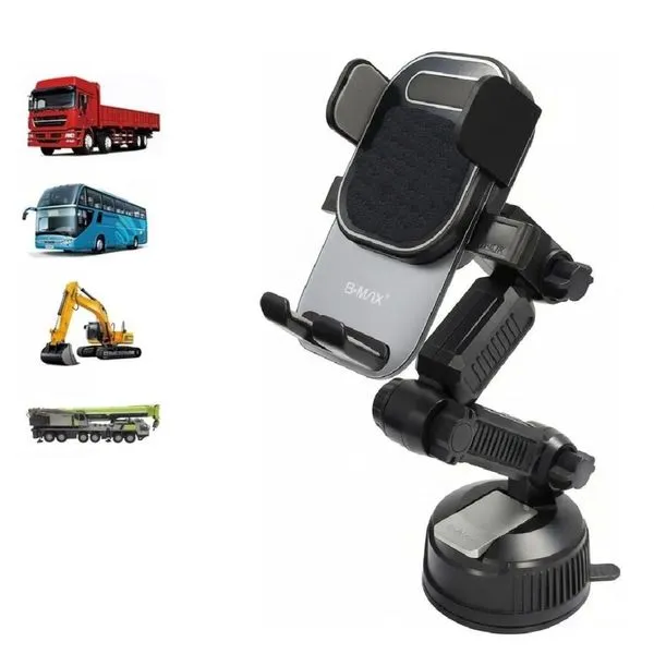 Suporte Veicular para Celular em para-brisa e Painel BMG-56 para Vans, Caminhão, Carreta e Ônibus com Ventosa Super Suporte Veicular para Celular em para-brisa e Painel BMG-56 para Vans, Caminhão, Carreta e Ônibus