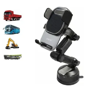 Suporte Veicular para Celular em para-brisa e Painel BMG-56 para Vans, Caminhão, Carreta e Ônibus com Ventosa Super Suporte Veicular para Celular em para-brisa e Painel BMG-56 para Vans, Caminhão, Carreta e Ônibus