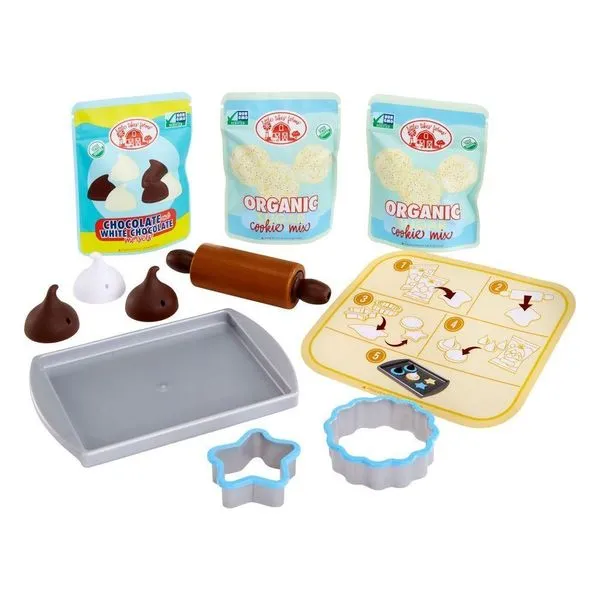 Kit de Biscoitos de Brinquedo Creative Chefs com Ingredientes Reutilizáveis Azul Creative