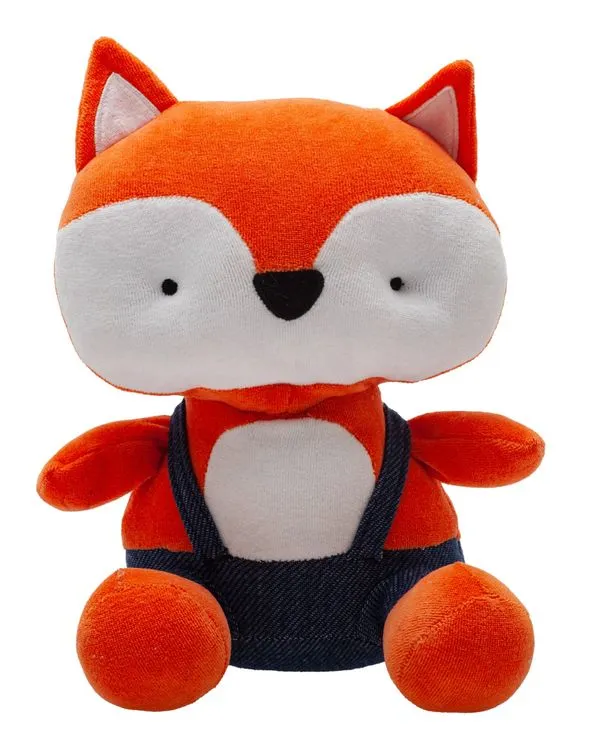 Boneco Infantil em Algodão Raposa Linha Amiguinhos da Floresta - Zip