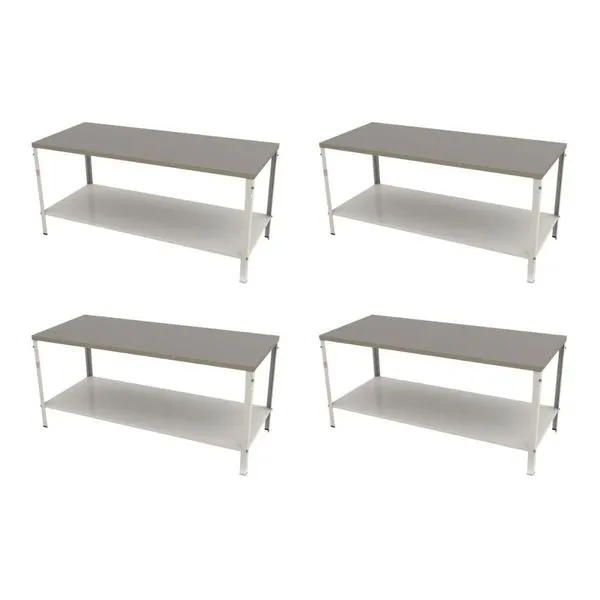 Kit - 4 Mesa Panificadora Desmontável 800x870x1900 M-180 - Braesi