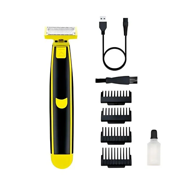 Aparador de Barba, Cabelo e Corpo Recarregável