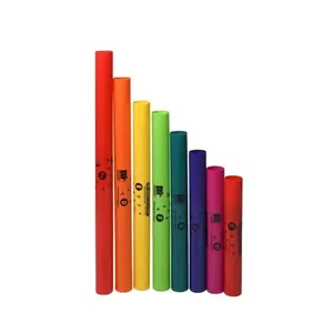 Kit Escala Diatônica Dó Maior com 8 Tubos Coloridos BWDG de 28cm a 61cm Boomwhackers Kit Escala Diatônica Dó Maior 8 Tubos Coloridos BWDG Boomwhackers