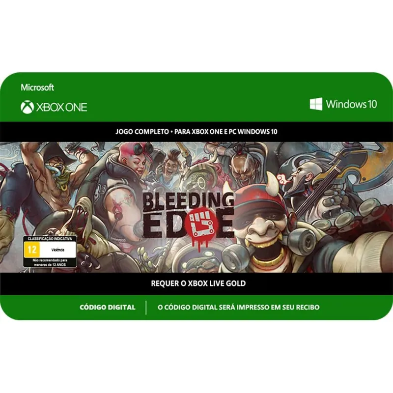 Gift Card Digital Brazil Xbox Bleeding Edge R$129,00
