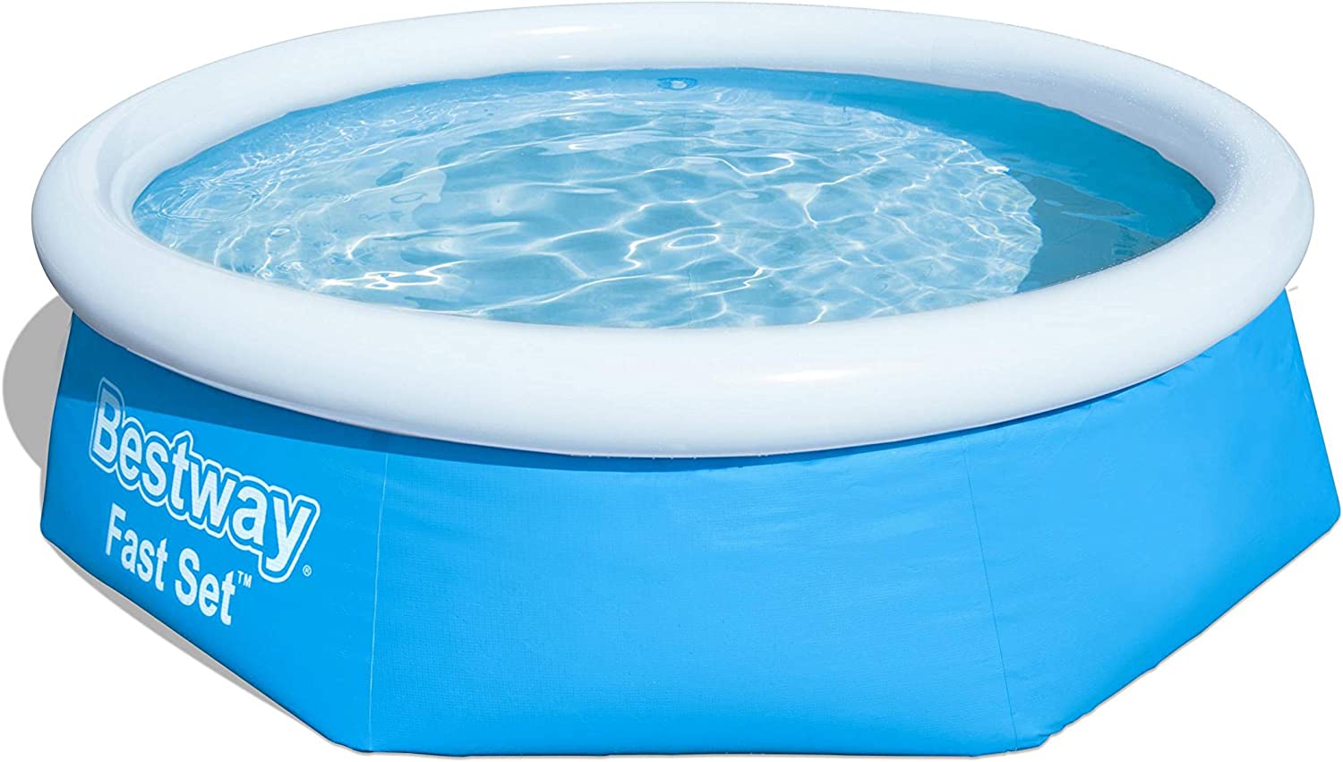 Piscina Inflável Redonda Bestway 2600L Fast Set Azul