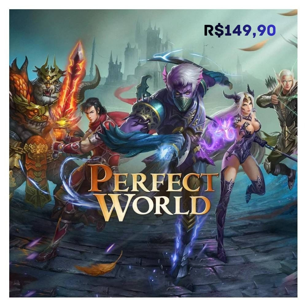 Gift Card Digital Perfect World 31.000 Gold R$149,90