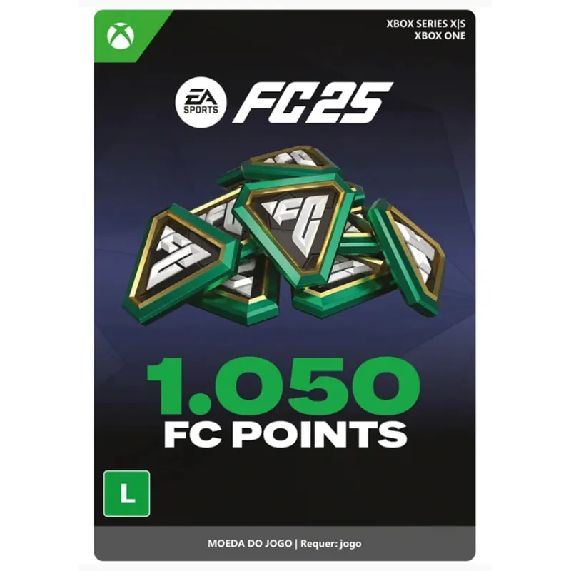 Gift Card Digital Xbox EA Sports FC 25 1.050 Points R$54,90